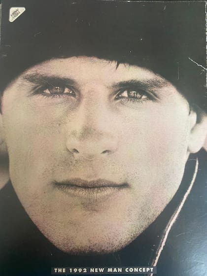 En su adolescencia, Manuel fue modelo de una marca de ropa