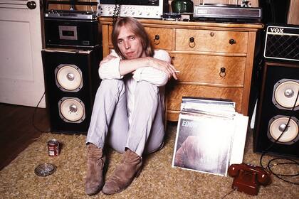 En su casa en Los Angeles, 1977