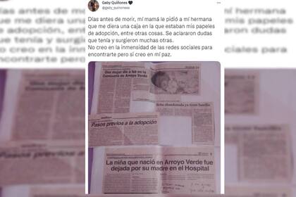 En su cuenta de Twitter, Gabriela compartió su historia (Foto Twitter @gaby_quinoness)