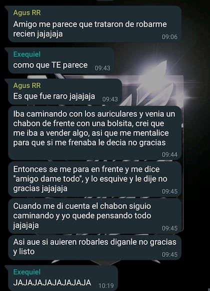 En su cuenta de Twitter, un joven relató el insólito episodio que vivió uno de sus amigos