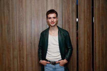 En su llegada al estreno de Frágiles, serie en la que comparte elenco con Luciano Cáceres, Carla Quevedo, Ludovico Di Santo y Malena Sánchez