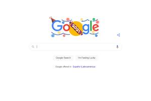 El doodle de Google para celebrar la llegada del 2022