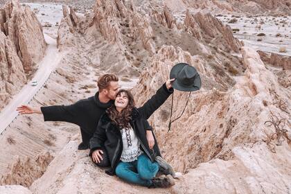En su paso por el norte, la pareja recaló en los Valles Calchaquíes.