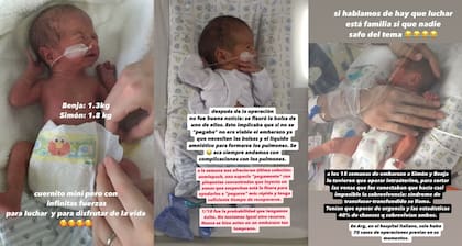 En su primer embarazo tuvo complicaciones por lo que se sometió a una operación intrauterina (Foto: Instagram @monpetitglouton)