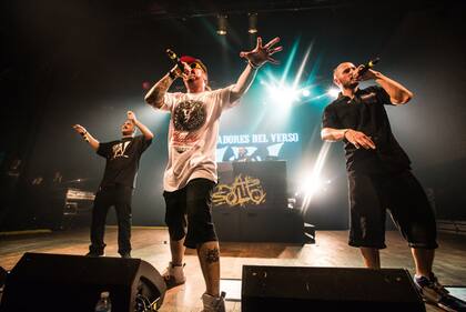 En su tercera visita a América Latina, los raperos en el Teatro de Flores