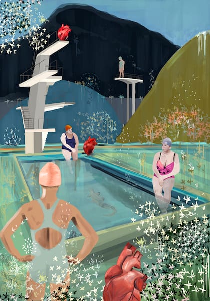 En su última serie, Sobre nuestros corazones, explora el sentir en tres niveles —sensación, sentimiento y emoción— con la intención de materializar aquello que atraviesa y transforma, incluso en los gestos más simples de la vida diaria