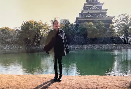 En su viaje a Hiroshima, hace diez años.
