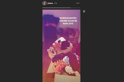 En sus historias de Instagram, la cantante mostró parte de sus hallazgos