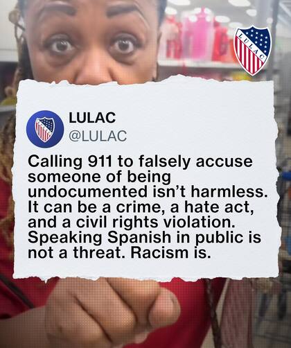 En sus redes sociales, LULAC comparte noticias, recursos e información para los latinos que viven en Estados Unidos (Facebook/LULAC)