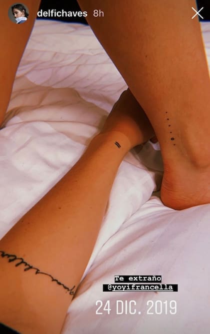 En sus stories de Instagram, Delfina Chaves etiquetó a Johanna Francella en un posteo con una sugerente imagen