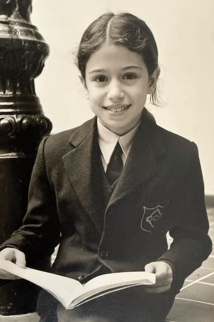 En sus tiempos de estudiante de tercer grado en el Colegio Británico, en San Telmo