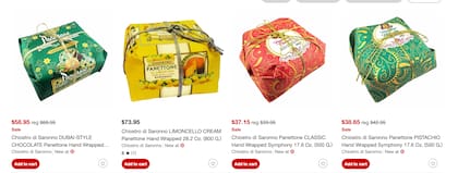 En Target los panettones suelen estar más caros que en Walmart (Target)