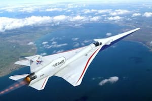 En teoría, el avión puede unir Los Ángeles y Nueva York en menos de tres horas (Foto: The Sun)