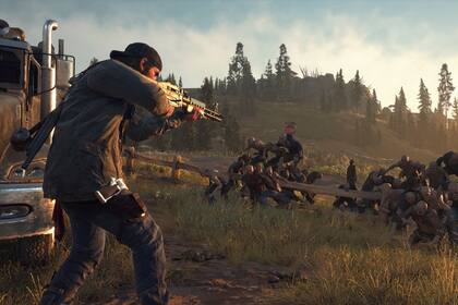 En tercera persona podremos recorrer un amplio mapa de Days Gone, tanto a pie como en moto, que será una parte fundamental del juego