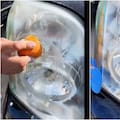 Descubren un truco casero para limpiar los faros del auto y dejarlos como nuevos