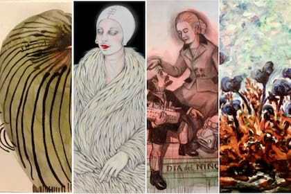 En "Todo para María Moreno" se subastarán obras de Marina De Caro, Renata Schussheim, Daniel Santoro y Maggie de Koenigsberg