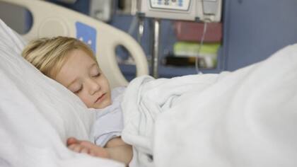 En total, en los nueve meses que fue tratado en el Carlos Van Buren, "Mario", de tres años, pasó más de 80 noches ingresado