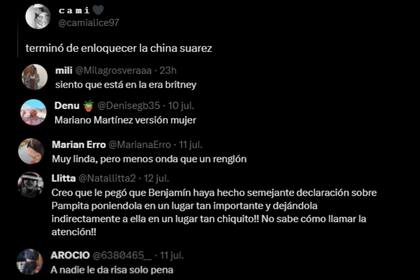 En Twitter criticaron a la China Suárez (Caputa Twitter)