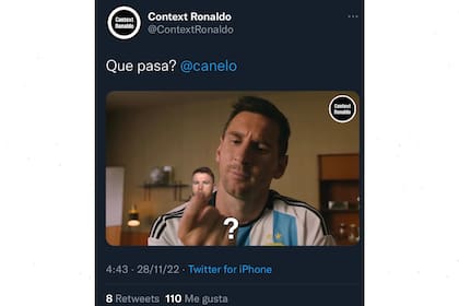En Twitter se burlaban sobre cuál sería la reacción de Messi al leer los tuits del Canelo Álvarez