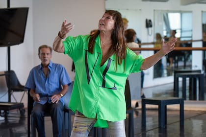 En un ensayo de la obra Julio César, dirigida por José María Muscari