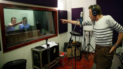 En un estudio de grabación, hace unas semanas