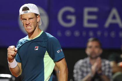 En un juego muy equilibrado y pese a algunos malestares, Diego Schwartzman pudo derrotar a Daniel Elahi Galán