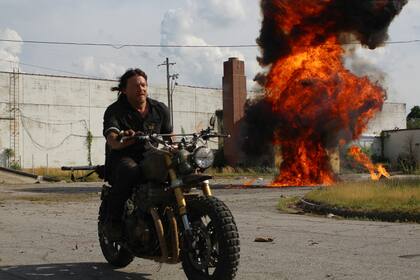 Norman Reedus como el duro de Daryl