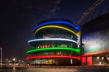 En un sector del Estadio Khalifa, brilla el Museo Olímpico y Deportivo