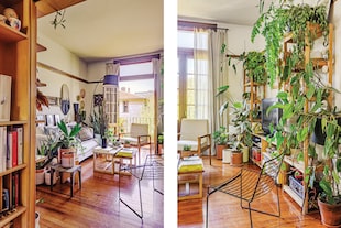 En un tercer piso, el hogar de Gabo Garaballo y Víctor Ledesma, creadores de Planta, la tienda de plantas de colección y macetas de autor. En el barrio también va a funcionar su nuevo emprendimiento, Casa Planta.