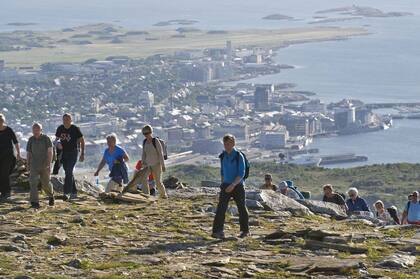 En una caminata grupal, en agosto del 2021.