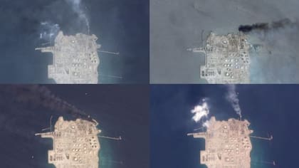 En una de las estaciones de gas de Adgas de Emiratos Árabes Unidos, se pudo ver quema de gas en imágenes de satélite durante cuatro días en septiembre y octubre de 2022