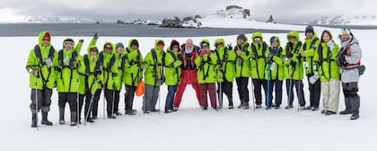 En una de sus expediciones.