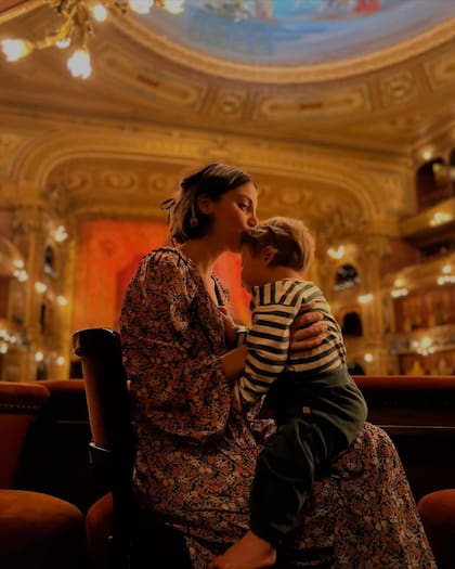 En una función del Teatro Colón