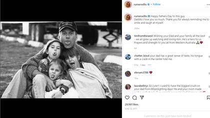 En una oportunidad, contó que su papá la enseñó a "reírse de ella misma"