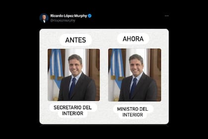 En una seguidilla de posteos, el diputado nacional Ricardo López Murphy criticó al gobierno de Javier Milei e hizo un guiño a Mauricio Macri