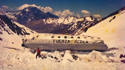 En uno de los helicópteros de rescate viajaba Parrado, uno de los sobrevivientes que tuvo la tarea de guiar a los rescatistas