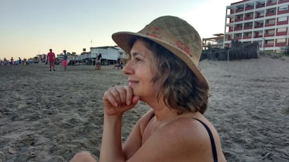 En uno de los viajes post operación por su cáncer de colon