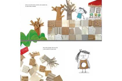 En su página web, Ana Llenas comparte recursos lúdicos para explicar el "vacío" a niños, con ilustraciones de su propio libro