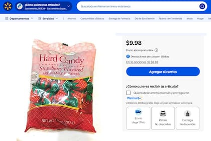En Walmart, los caramelos se venden un 87% más caros que en Dollar Tree