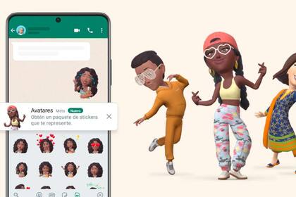 En WhatsApp se pueden crear avatares (Captura WhatsApp)