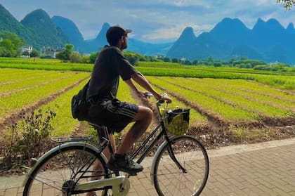 En Yangshuo, China, un país que lo enamoró.
