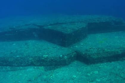 En Yonaguni hallaron también la figura de lo que sería una tortuga, que los que creen en la teoría de las ruinas utilizan también como uno de sus puntos a favor