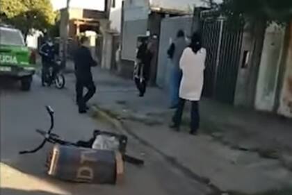 El momento de la captura de Carlos Savanz en Luján