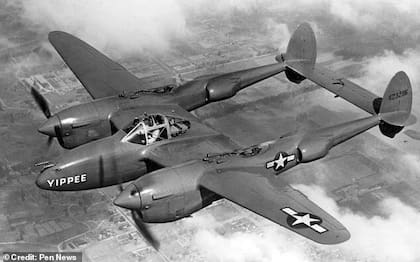Encontraron un avión de combate desaparecido durante la Segunda Guerra Mundial (Foto: Pen News)