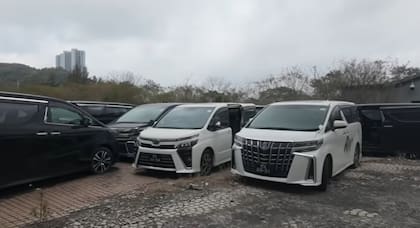 Encontraron varios utilitarios de Toyota