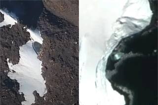 Encontró un supuesto ovni con Google Maps y está convencido que está escondido en la Antártida