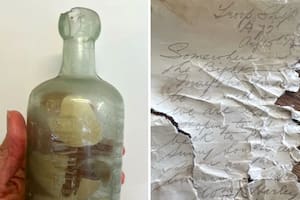 Encuentran una botella con mensajes escritos por soldados de la Primera Guerra Mundial en la costa de Australia
