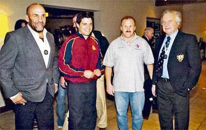 Encuentro de generaciones del SIC: Ricardo "Tacho" De Vedia, José Luis Cilley, Fernando "Osito" Conti y Emilio "Gringo" Perasso
