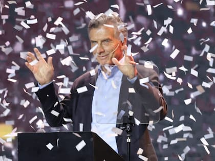 Encuentro del Consejo Nacional del Pro. Mauricio Macri durante su discurso