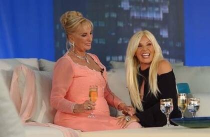 Encuentro divas. El 13 de abril de 2003, Mirtha Legrand fue la gran invitada al living de Susana